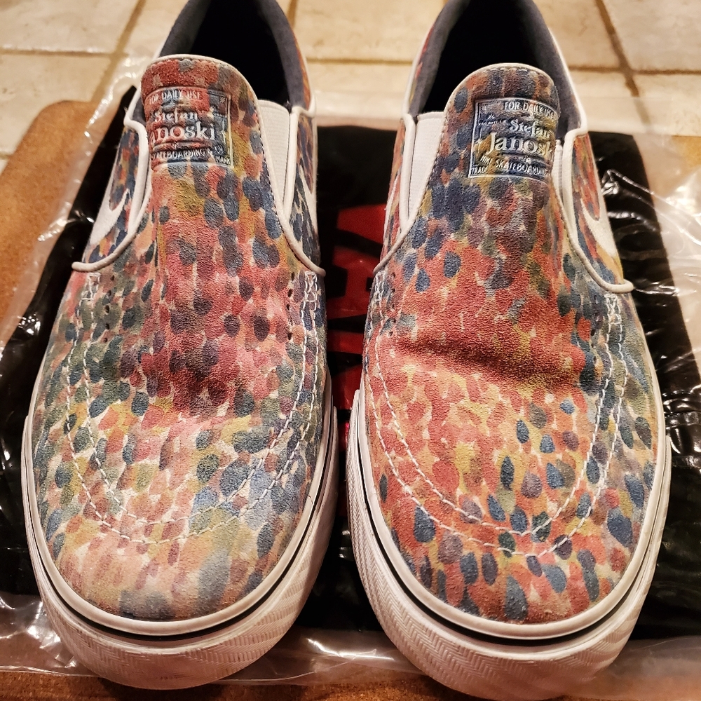 Mens Nike Stefan Janoski Watercolor Slip-On